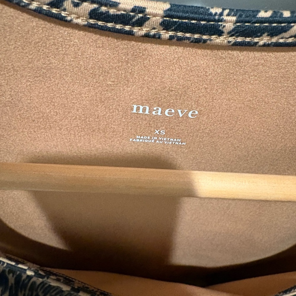 Maeve Leopard Print Tank Top in Black and Tan - Picture 3 of 3